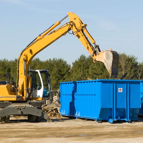 what size residential dumpster rentals are available in Valmeyer